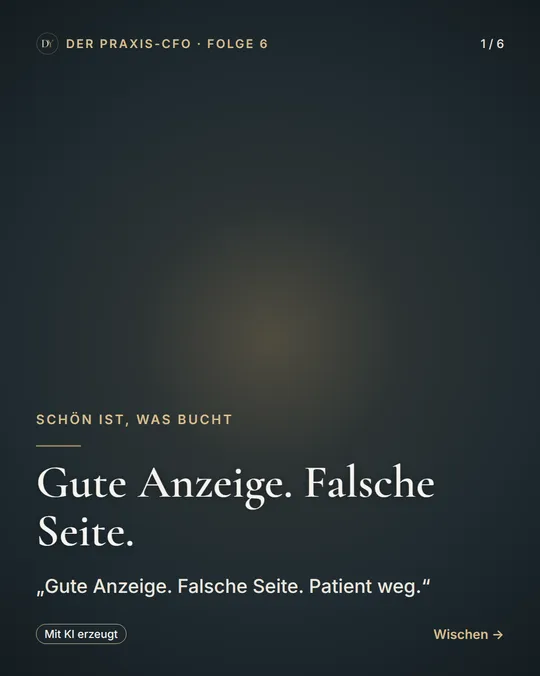 Schön ist, was bucht – Folie 1 von 6