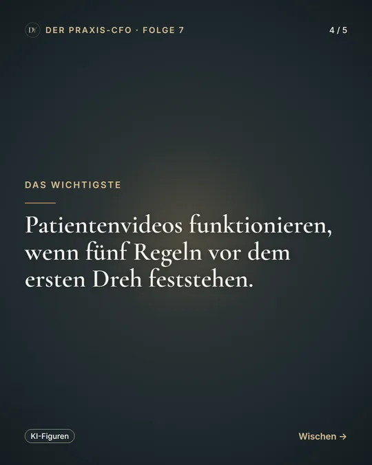 Patientenvideos – Antwort in einem Wort – Folie 4 von 5