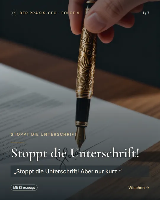 Stoppt die Unterschrift – Folie 1 von 7