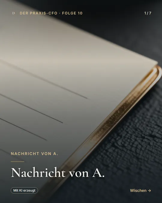 Nachricht von A. – Folie 1 von 7